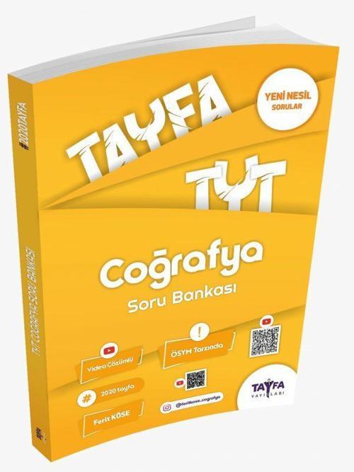 Tayfa Yayınları Tyt Coğrafya Soru Bankası
