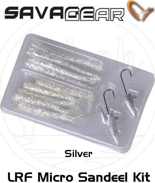 LRF Micro Sandeel Kit 12 Parça (1+1.5+5) Suni Yem Silver