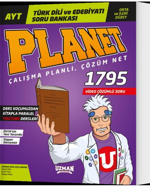 Uzman Yayınları Ayt Türk Planet Edebiyatı Orta ve İleri Düzey Soru Bankası