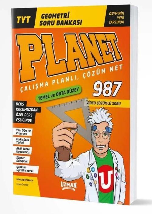 Uzman Yayınları Tyt Geometri Planet Temel ve Orta Düzey Soru Bankası