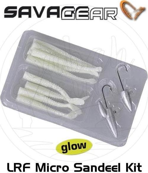 LRF Micro Sandeel Kit 12 Parça (1+1.5+5) Suni Yem Glow
