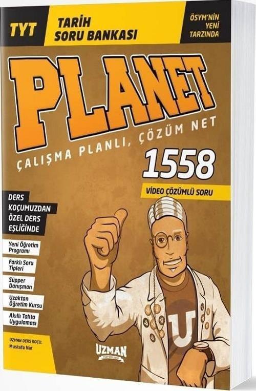 Uzman Yayınları Tyt Tarih Planet Orta ve İleri Düzey Soru Bankası