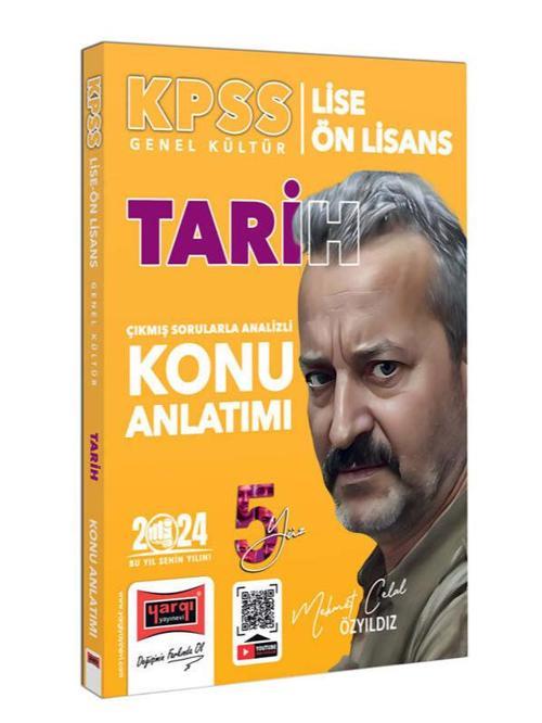 Yargı Yayınları Kpss Lise Ön Lisans 5Yüz Ekibi Tarih Çıkmış Sorularla Desteklenmiş Konu Anlatımı 