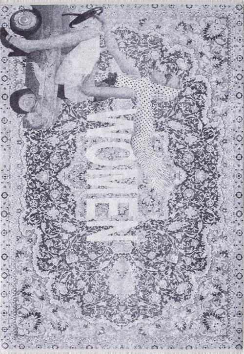 Bystrzyca Mor Göbekli Etnik Modern Desenli Pamuk Makinada Yıkanabilir Hav Toz Vermez Leke Tutmayan Kaymaz Taban Dijital Makine Baskı Salon Yolluk Mutfak Halı
