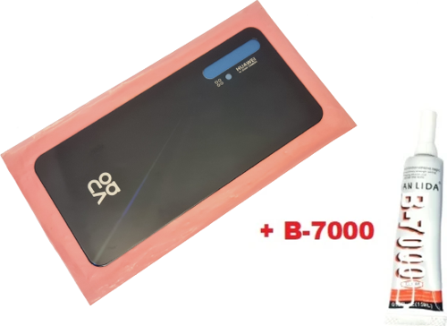 Huawei Nova 5T Arka Pil Batarya Kapağı (CAM B-7000) SİYAH