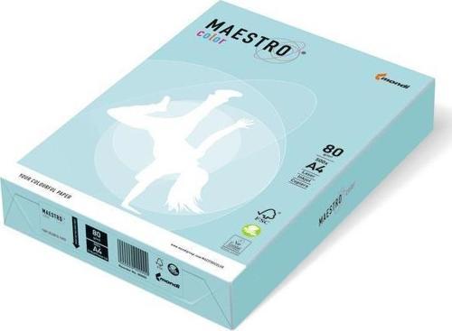 A4 Renkli Fotokopi Kağıdı Açık Mavi Mb30 80Gr 1 Paket 500 Adet