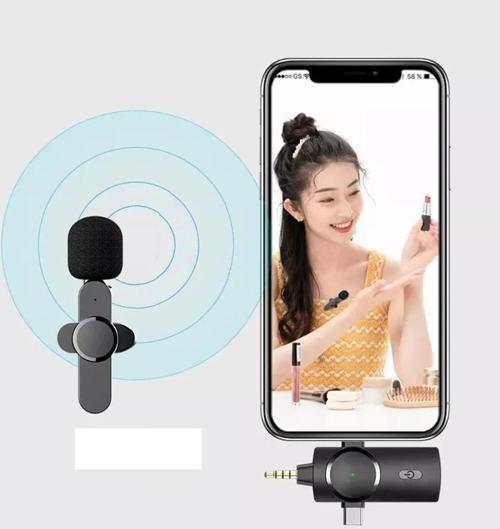 Kablosuz Yaka Mikrofonu Tekli Akıllı Telefon 2.4g Type-c Lightning Telefon Pc Tablet Vlg2