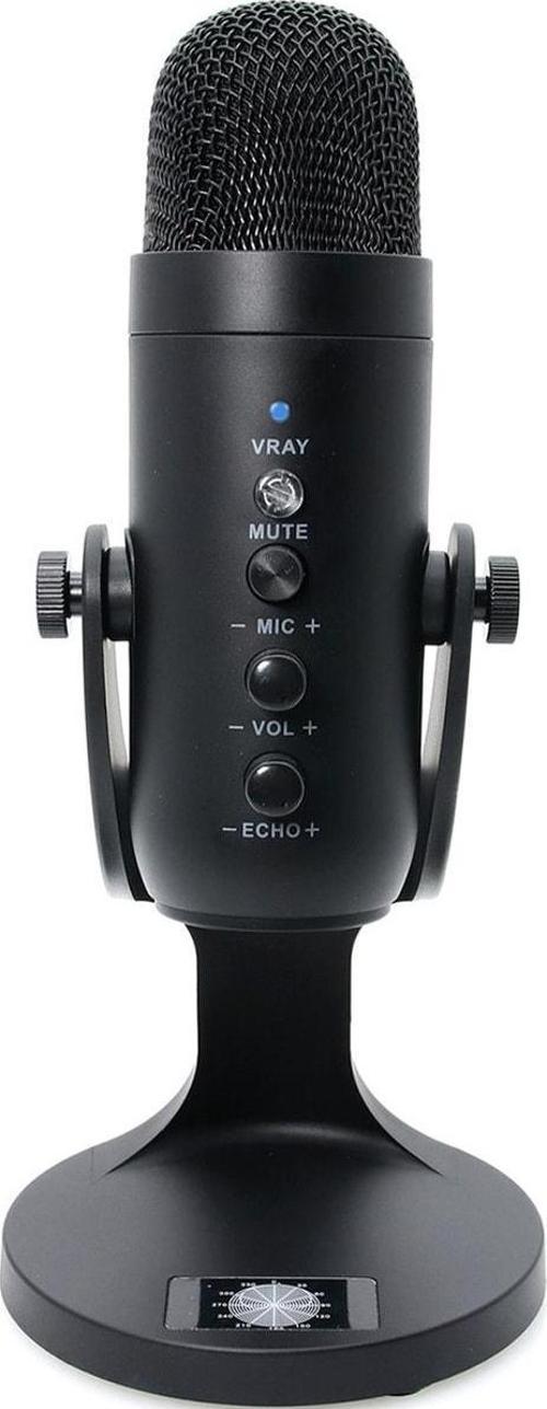 Profesyonel Stüdyo Mikrofon Kayıt Condenser Mic-pw8 Masaüstü Canlı Yayın Mikrofonu