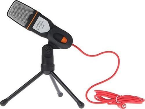 Siyah Portatif Masa Sehpalı Multimedya Kayıt Mikrofon Sf-666