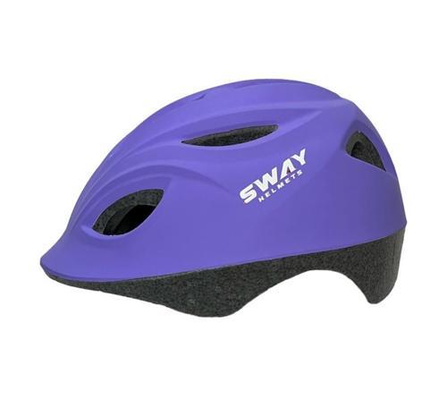 Sway N20 3-9 Yaş Çocuk Bisiklet Kaskı Paten Kaykay Kaskı Çocuk Koruyucu Kask Lila Renk