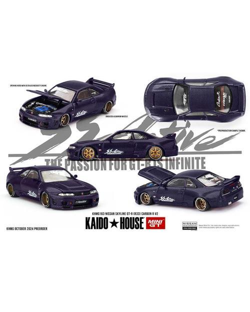 x Kaido //163 Nissan Skyline GT-R (R33) Active Carbon R V2