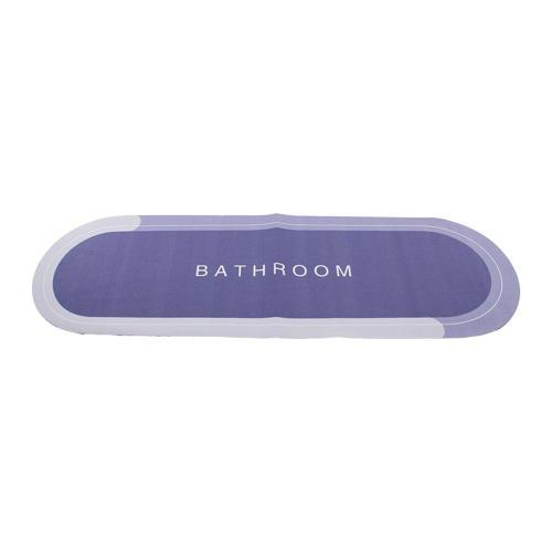 OVAL   DÜZ RENKLİ  SU EMİCİ - SİHİRLİ  BANYO PASPASI  ELASTİK  116 X 37.5CM 