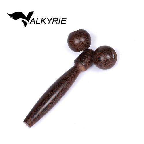 Ahşap Yüz Masaj Aleti Çift Başlı Roller Doğal Ahşap Cilt Sıkılaştırıcı Yüz Yogası