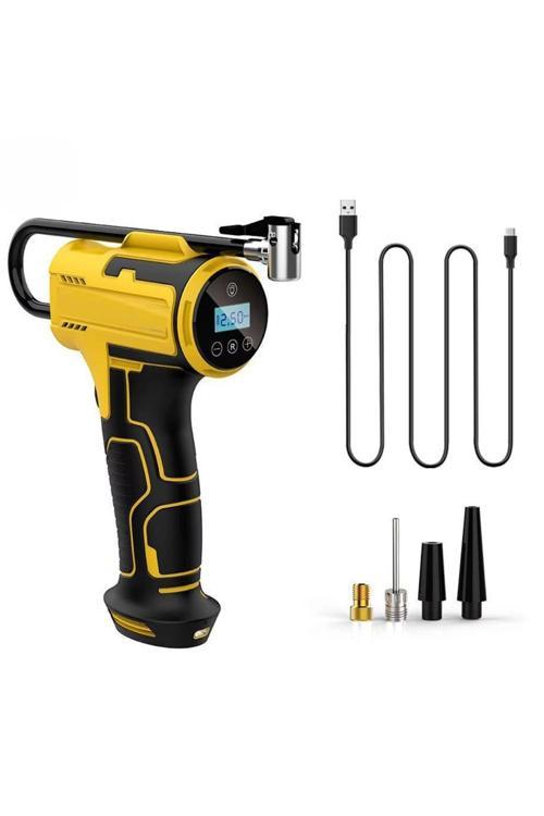 Auhma A6666 Dijital Şarjlı Hava Pompası | 3600mAh 150 PSI