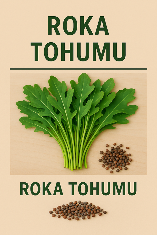 Bahçe Tipi Roka Tohumu 15 Gram - Hızlı Büyüme, Karakteristik Biberimsi Lezzet