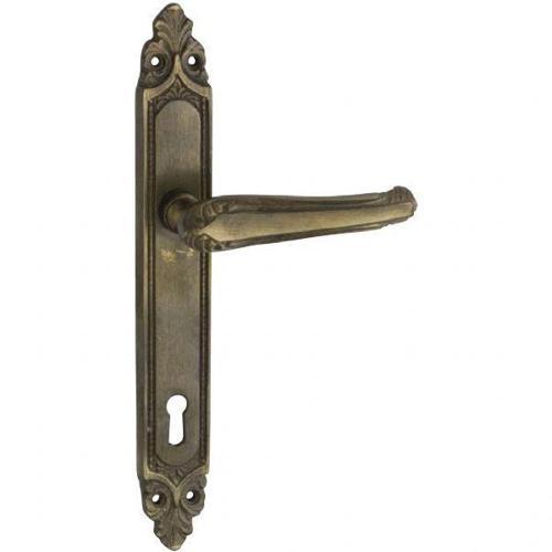 Prinç döküm antik oksit rustik eskitme, ferforje tipi osmanlı kapı kolu HFT01036 1 tek Tek yale kol