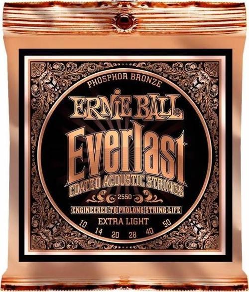 P02550 EVERLAST PHOSPHOR TAKIM TEL AKUSTİK GİTAR TELİ 010-050