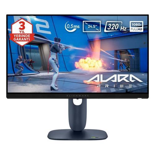 Alienware AW2525HM 24.5 inç 320Hz 0.5ms Full HD Adaptive Sync Fast IPS Pivot Gaming Monitör – 3 Yıl Yerinde Servis Garantisi