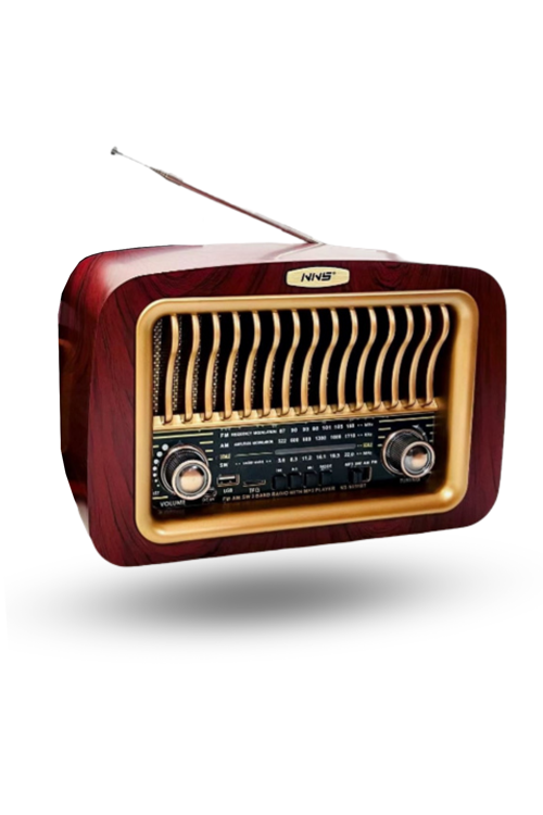 Büro Ev Ofis Hediyesi için Usb Şarjlı Taşınır AM/FM/SW Transistör Retro Radyo