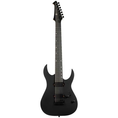 Spira S-407MBK 7 Telli Elektro Gitar (Mat Siyah)