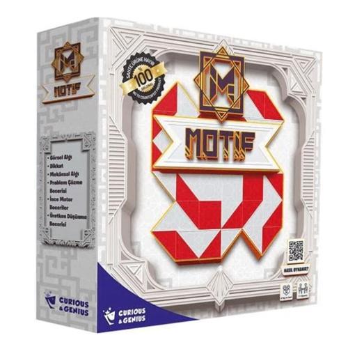 Curious & Genius Motif Strateji Oyunu Orijinal