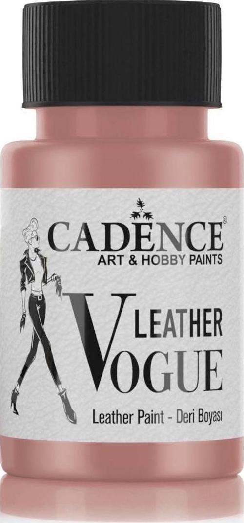 LEATHER VOGUE DERİ BOYASI METALİK LVM-06 GÜL KURUSU 50 ML