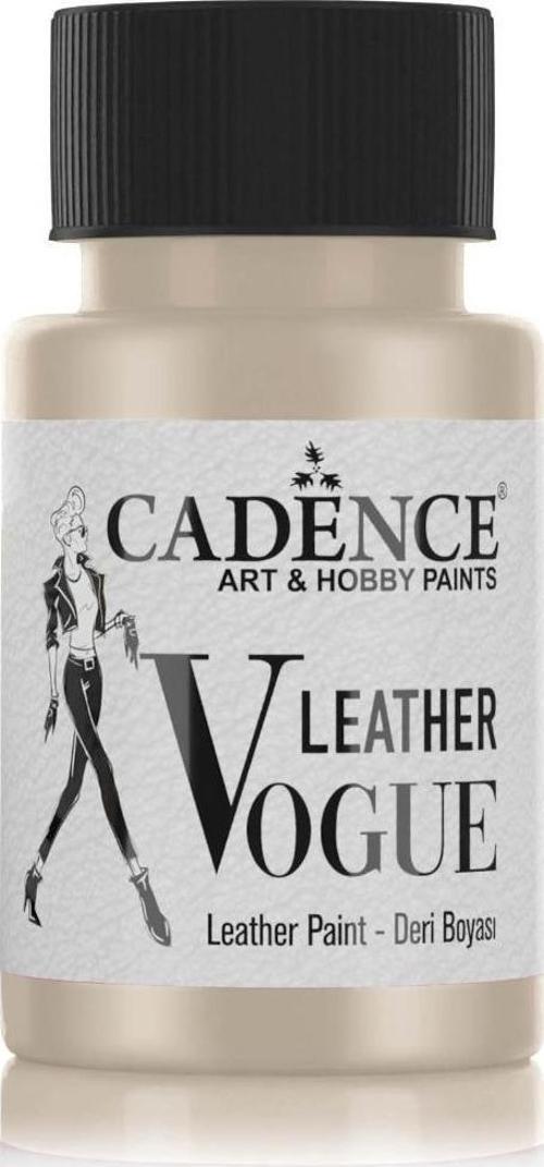LEATHER VOGUE DERİ BOYASI METALİK LVM-02 PLATİN 50 ML