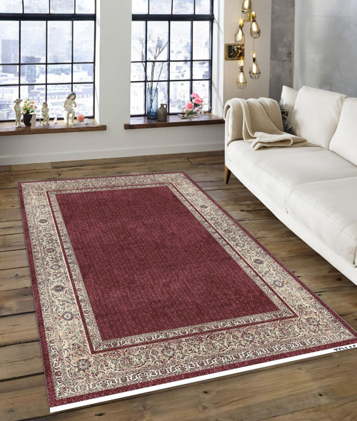 Dijidekor Işıltı Koleksiyonu Model142 Süngerli Dijital Baskılı Saçaksız Mutfak Halısı Yolluk