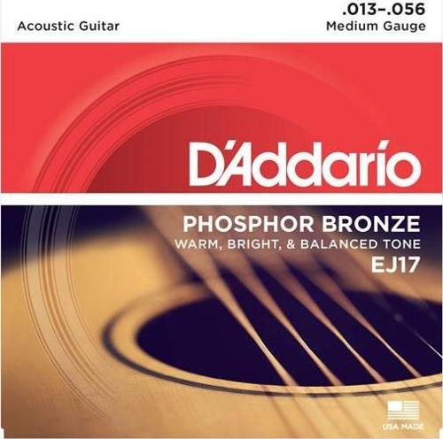EJ17 PHOSPHOR BRONZE MEDİUM TAKIM TEL AKUSTİK GİTAR TELİ 013-056