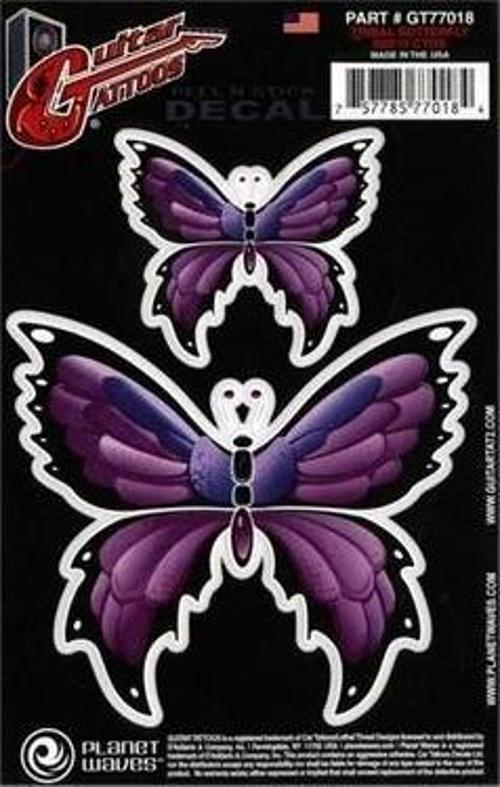 GT77018 STİCKER YAPIŞTIRMA TRIBAL BUTTERFLY