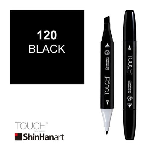 Twin Brush Marker 120 Black