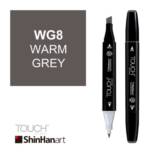 Twin Marker WG8 Warm Grey