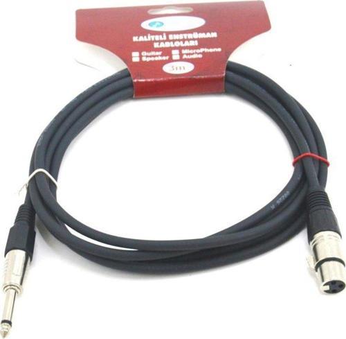 MMC3XP BK MİKROFON KABLOSU ÇİVİ 3 METRE SİYAH