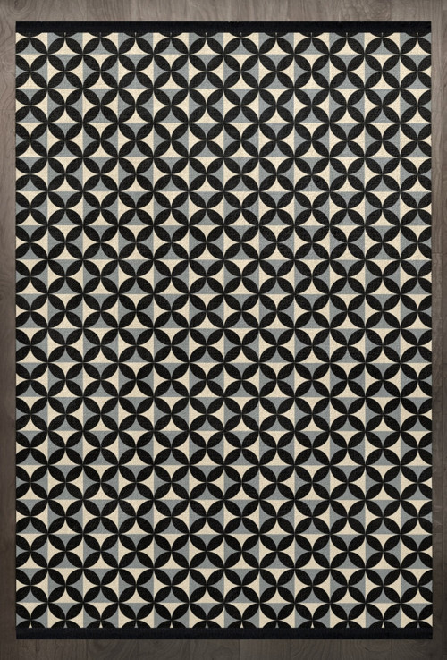 Geometrik Siyah Pamuk Dikdörtgen Modern Desenli Pamuk Makinada Yıkanabilir Hav Toz Vermez Leke Tutmayan Kaymaz Taban Dijital Makine Baskı Salon Yolluk Mutfak Halı