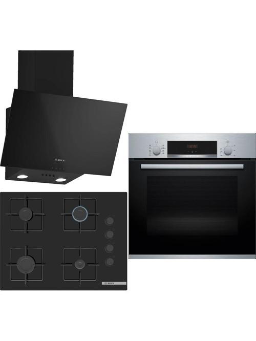 Siyah 3'lü Ankastre Set ( HBF534ES3T - POP7C6P30O - DWK63PJ60T )