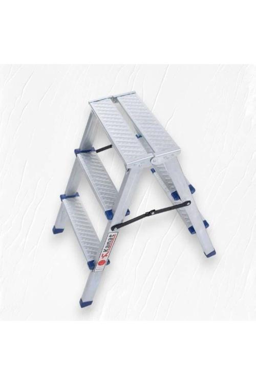 Rita Galvanizli Twin Merdiven 3+3 Basamaklı