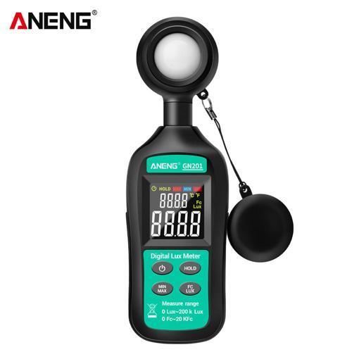 Gn201 Lux Metre Lüx Metre Aneng Dijital Işık Ölçer 200K Fotometre Uv Metre Radyometre
