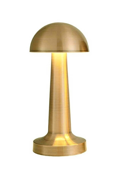 Dokunmatik Şarjlı Dekoratif Masa Lambası Gold Hs 8107