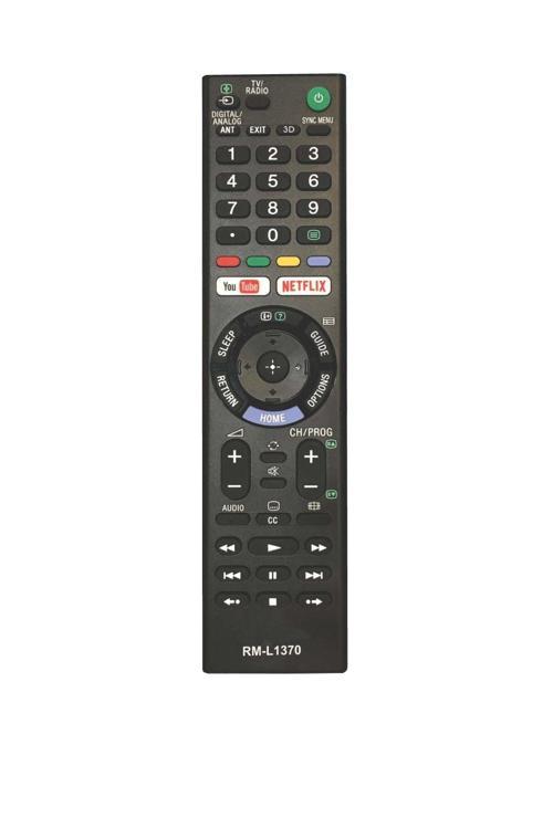Sony Rm-L 1370 Netflix-Youtube Tuşlu Lcd Kumandası