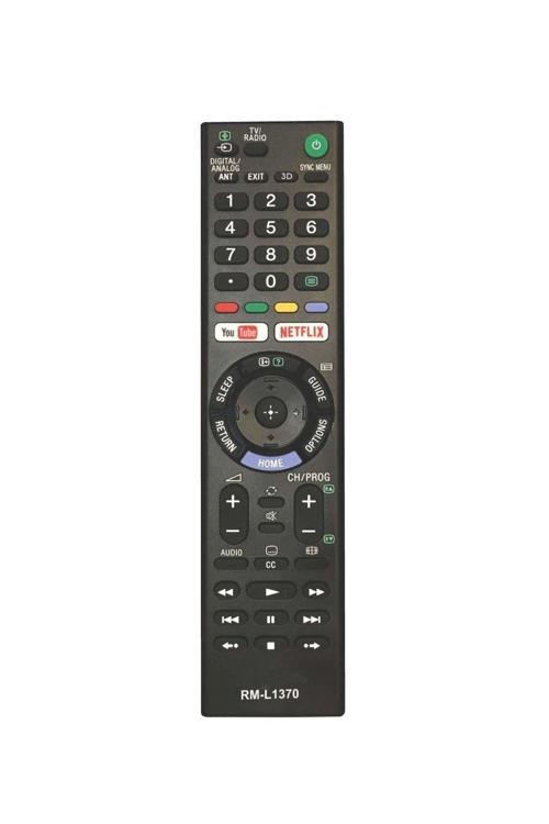 Sony Rm-L 1370 Netflix-Youtube Tuşlu Lcd Kumandası