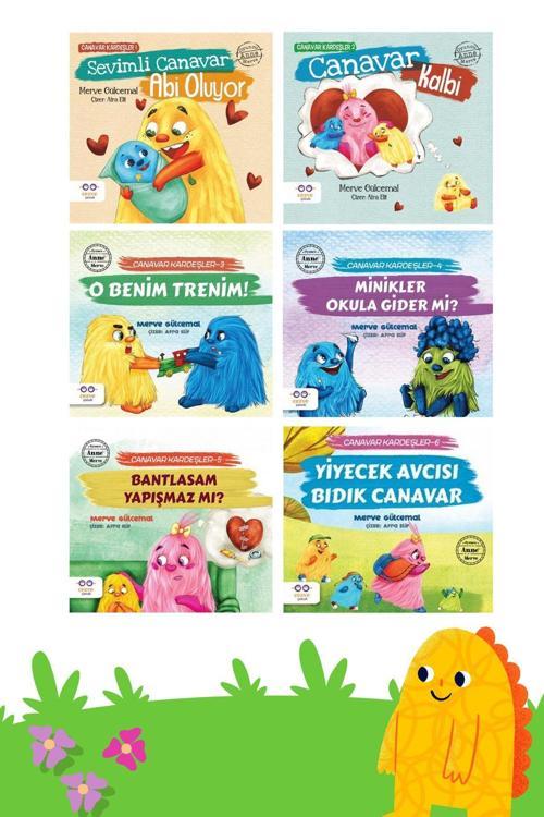 Canavar Kardeşler 6'lı Çocuk Kitabı Seti
