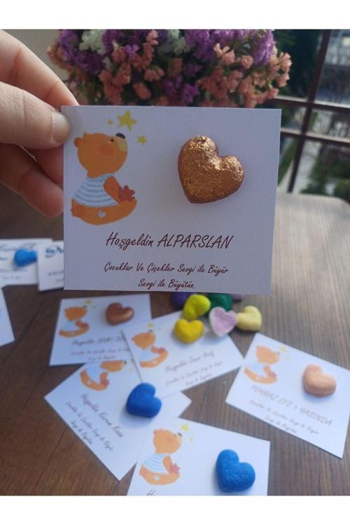 Tohumlu Kart 50 Adet Ayıcık ,Doğum Günü,Düğün,Mevlut,1 Yaş,Mezuniyet,Söz Hatirasi,Sünnetmevlüd