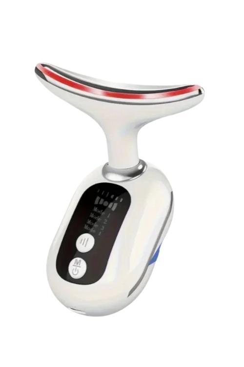 Auhma AHB-02 Boyun Yüz Sıkılaştırıcı Cihaz | 3 Renk LED Işık, Cilt Lifting & Nem Dengeleyici
