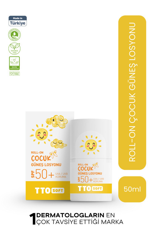 Soft Roll-on Çocuk Güneş Losyonu 50+SPF