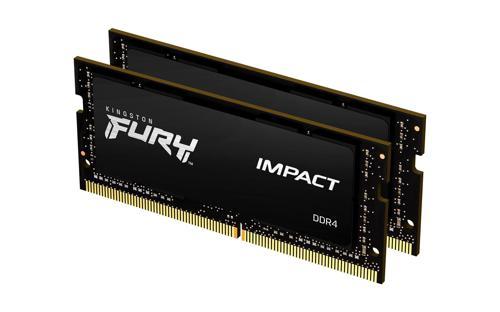 KINGSTON 64GB FURY Impact KIT (2x32GB) DDR4 3200Mhz SODIMM