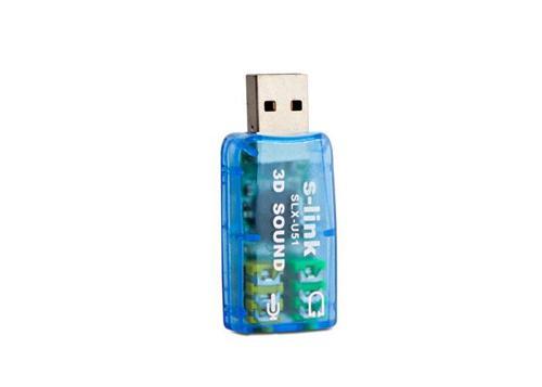 Slx-U51 Usb Ses Kartı 2.0 Çevirici Adaptör