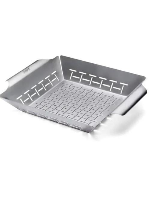 Deluxe Grilling Basket 6434 – Sebze & Küçük Parça Izgara Sepeti Paslanmaz Çelik Tel