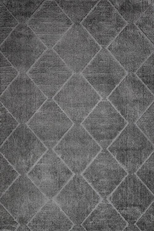  Geometrik Antrasit Pamuk Dikdörtgen Modern Desenli Pamuk Makinada Yıkanabilir Hav Toz Vermez Leke Tutmayan Kaymaz Taban Dijital Makine Baskı Salon Yolluk Mutfak Halı