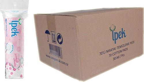 Makyaj Temizleme Pedi 70'li X 30 Adet Pamuk Disk Makyatemizleme