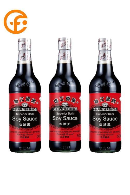 Superior Dark Soya Sosu 600 Ml X 3 – Vegan Soya Sosu Seti